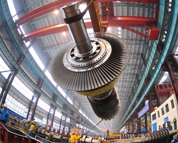 燃機發展新業績國內首臺m701j燃氣輪機在東方汽輪機完成制造